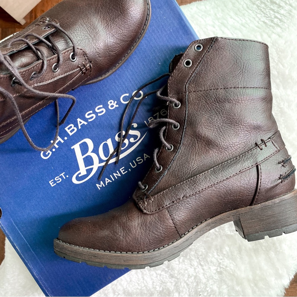 G.H. Bass & Co Patrice Dark Brown Boots 8